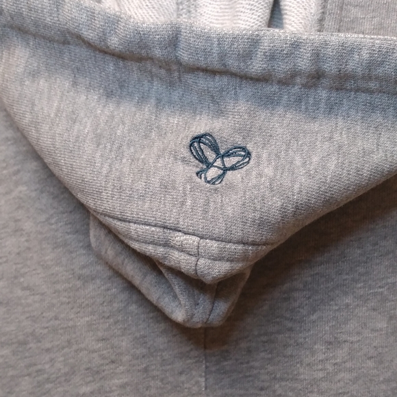 Artizia TNA Women Grey Jersey Hoodie Vest Quarter Zip Logo Size SMALL. - Picture 13 of 13